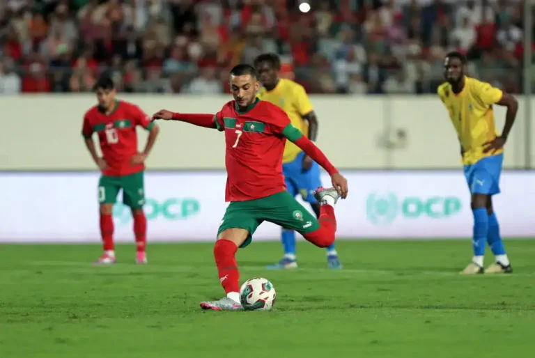 تصفيات "كان المغرب 2025".. المنتخب الوطني يقسو على ضيفه الغابوني