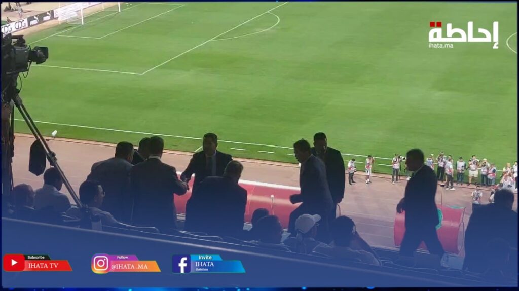 أكادير.. لقجع وأمزازي حاضران لمتابعة مباراة المغرب أمام الغابون (فيديو)
