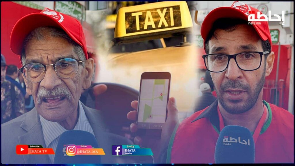 سائقو سيارات الأجرة يحتجون ويستنكرون غض الحكومة البصر عن تجاوزات تطبيقات النقل (فيديو)