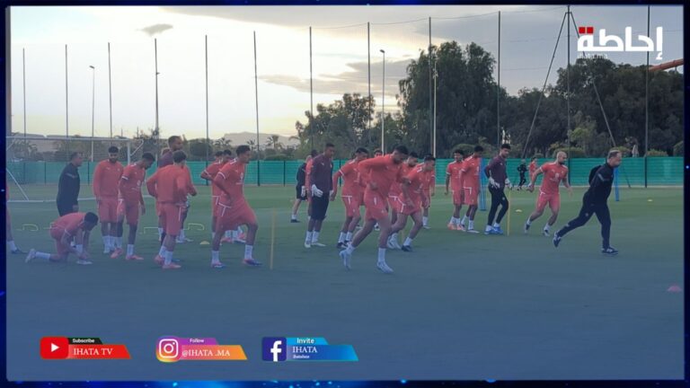 أكرد يتدرب منفردا ومفتاح يعوض بونو.. آخر حصة تدريبية لأسود الأطلس قبل مباراة إفريقيا الوسطى (فيديو)