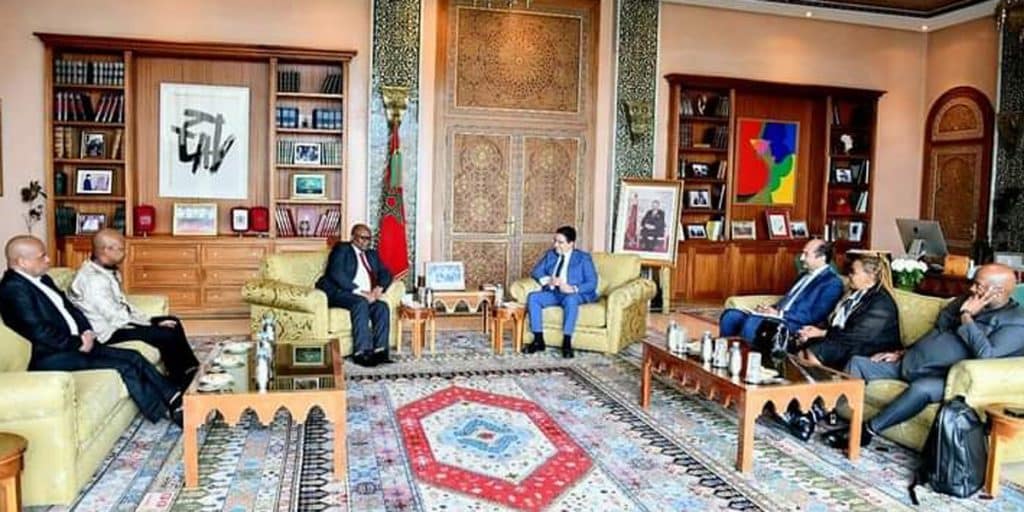 بوريطة يتباحث مع وفد جنوب إفريقي من المؤتمر الوطني الإفريقي