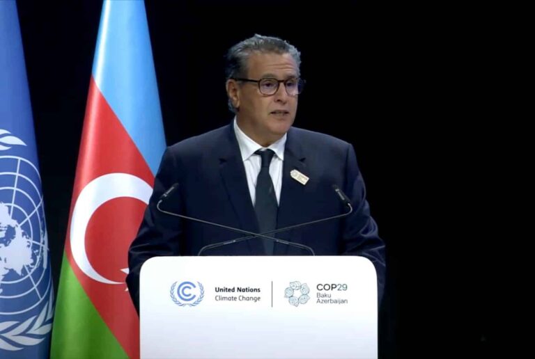 "كوب-29".. أخنوش يبرز التجربة المغربية في مجال التكيف المناخي