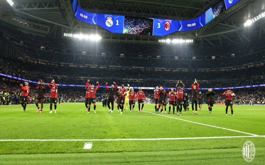 دوري أبطال أوروبا: ميلان يهزم ريال مدريد في البيرنابيو