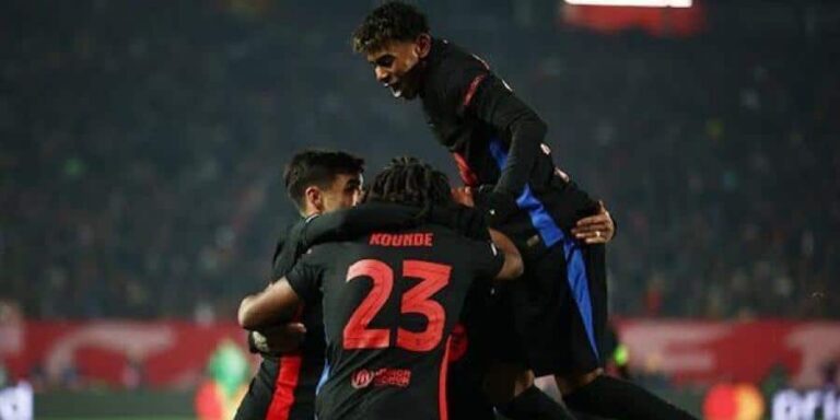 برشلونة يواصل التألق ويكتسح النجم الأحمر بخماسية في دوري أبطال أوروبا
