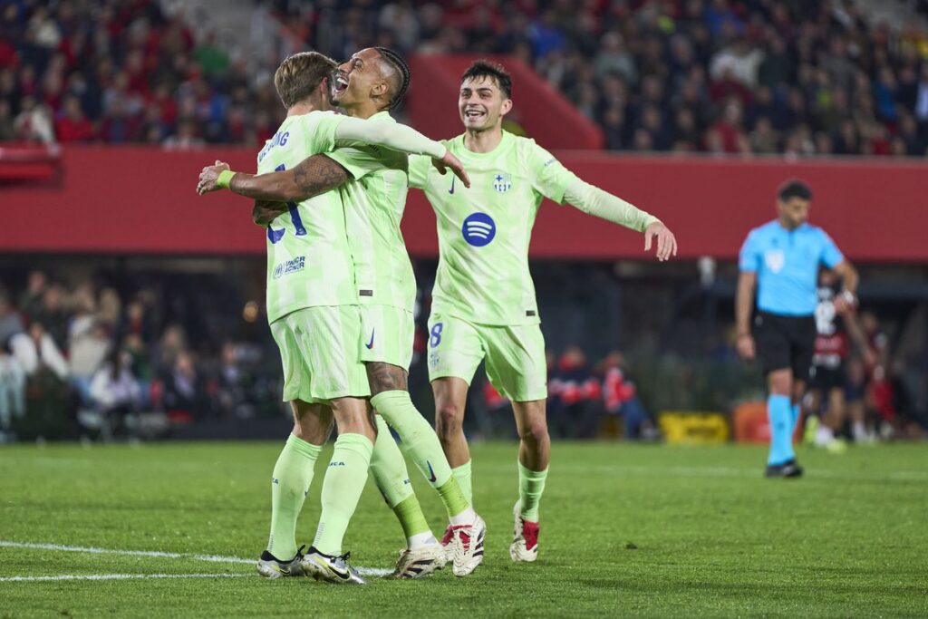 لا ليغا.. برشلونة يكشّر عن أنيابه بفوز كاسح على مايوركا