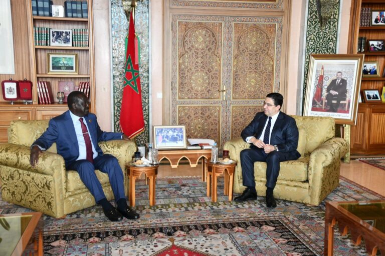 بوريطة يتباحث مع رايلا أمولو أودينجا المرشح لمنصب رئيس مفوضية الاتحاد الإفريقي
