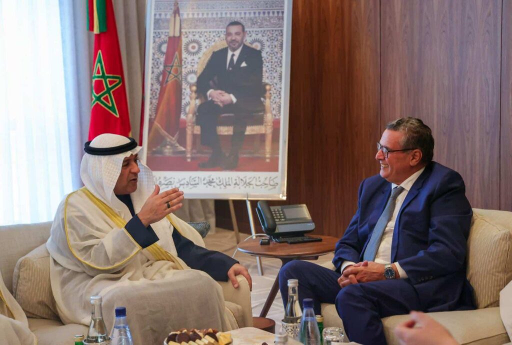 أخنوش يتباحث مع الأمين العام لمجلس التعاون لدول الخليج العربية