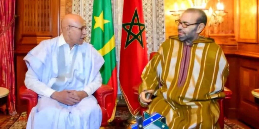 الملك محمد السادس يستقبل الرئيس الموريتاني بالدار البيضاء