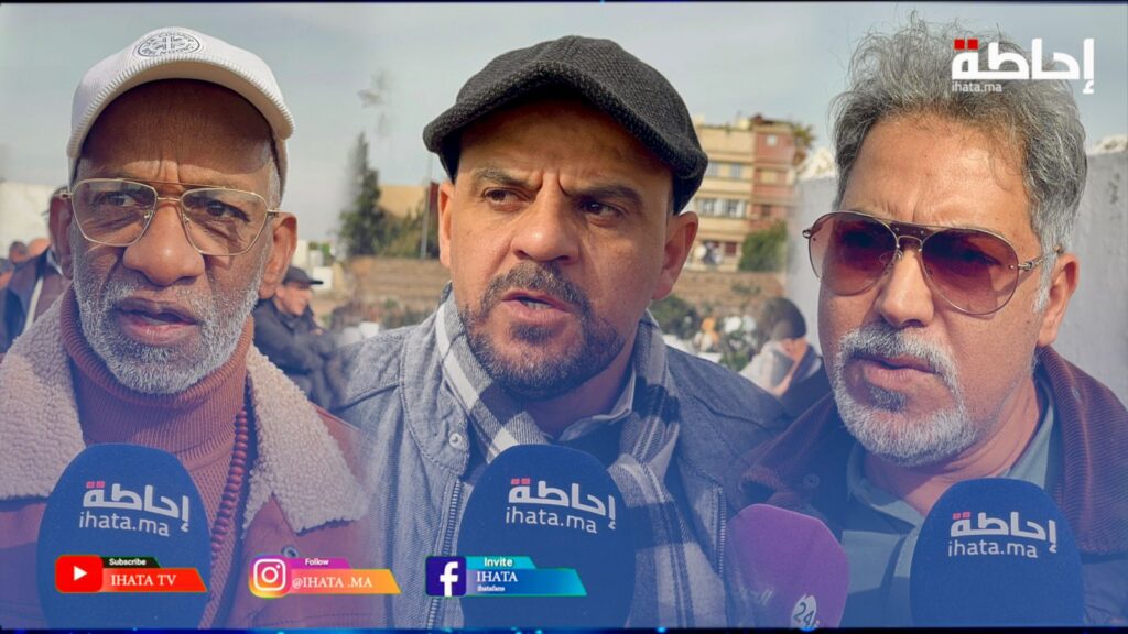 شهادات مؤثرة من فنانين خلال تشييع جنازة عبد الحق المبشور (فيديو)