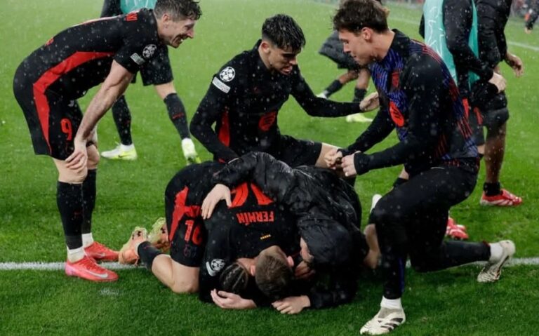 دوري أبطال أوروبا: برشلونة يقلب الطاولة على بنفيكا في مباراة مثيرة (5-4)