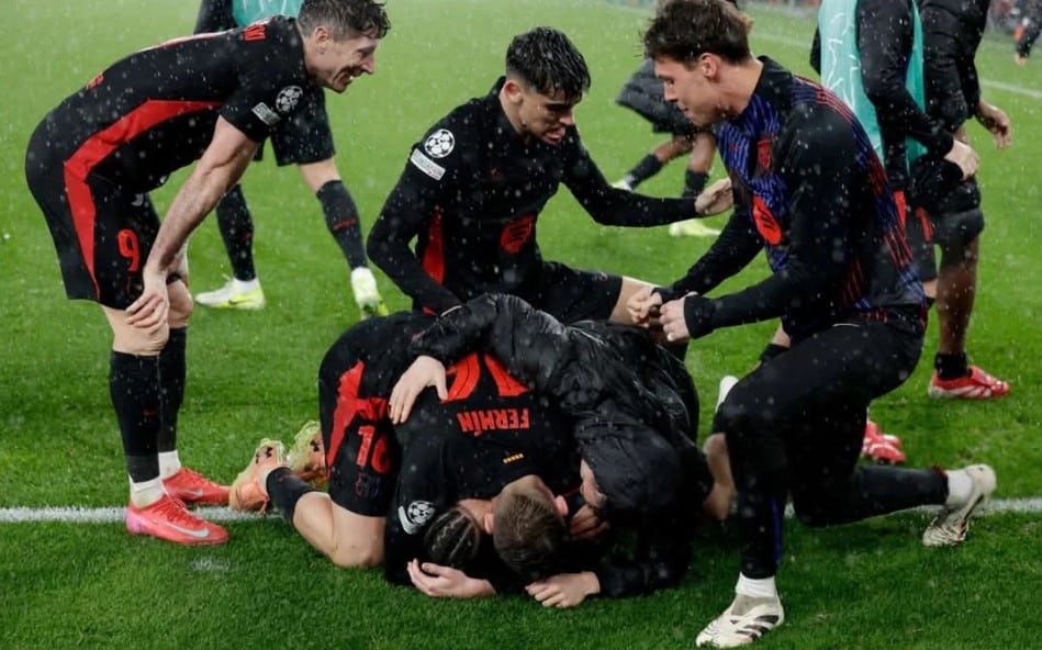 دوري أبطال أوروبا: برشلونة يقلب الطاولة على بنفيكا في مباراة مثيرة (5-4)