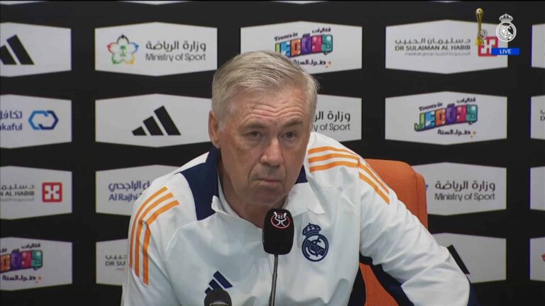 بعد الخسارة المهينة أمام برشلونة في السوبر.. مدرب الريال يرد على الانتقادات