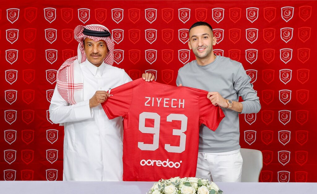 الدحيل يتعاقد مع الدولي المغربي حكيم زياش