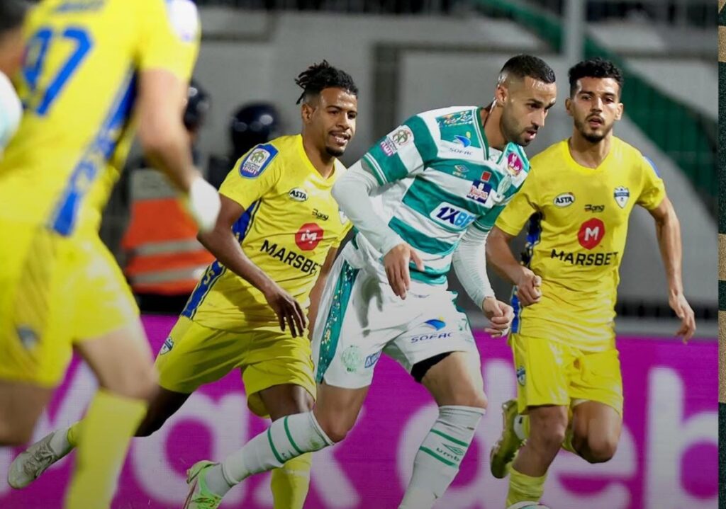 البطولة1.. الرجاء يفوز على السوالم مواصلا صحوته