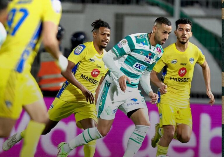 البطولة1.. الرجاء يفوز على السوالم مواصلا صحوته