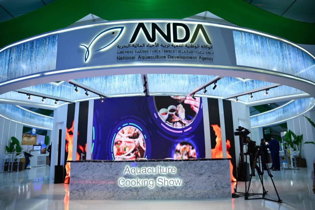 ANDA تعرف مهني وزوار معرض "أليوتيس" بآخر تطورات تنمية تربية الأحياء المائية البحرية بالمغرب