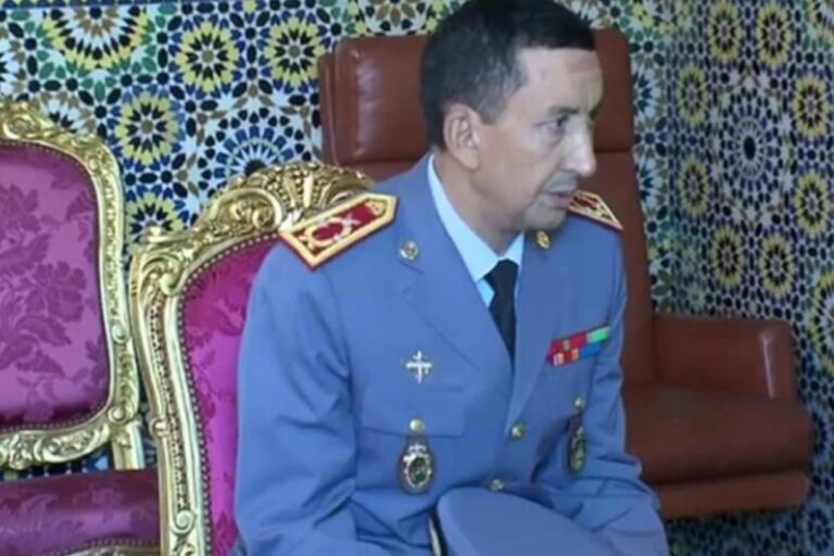 الفريق أول، محمد بريظ، المفتش العام للقوات المسلحة الملكية وقائد المنطقة الجنوبية