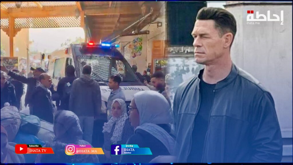 جون سينا يصور أحد أفلامه بمدينة الدار البيضاء