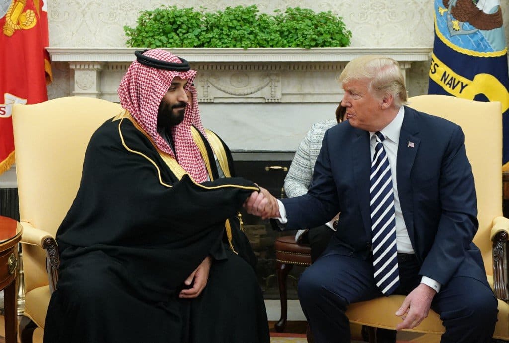ولي العهد السعودي، الأمير محمد بن سلمان، ترامب
