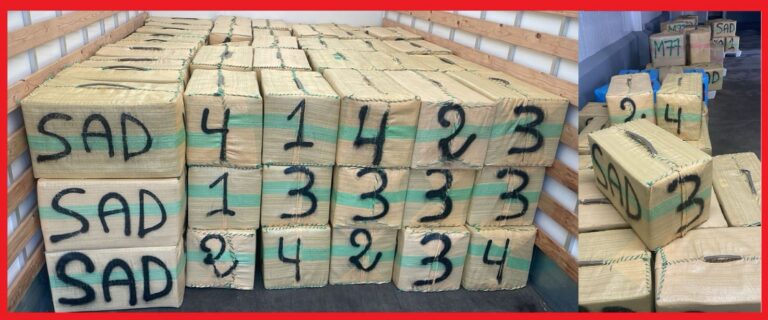 مولاي بوسلهام.. إحباط محاولة لتهريب خمسة أطنان و758 كيلوغراما من مخدر الشيرا وتوقيف شخصين