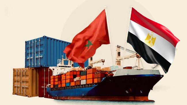 تخصيص مسار سريع من الجانب المصري لتسهيل ولوج الصادرات المغربية