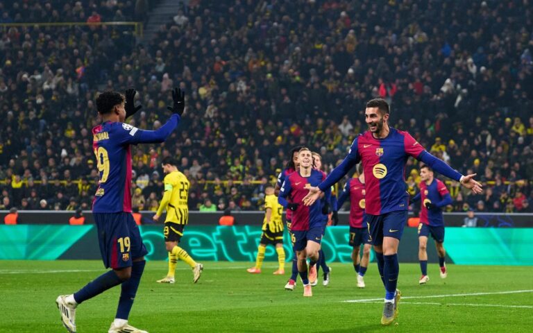 مقابلة سابقة لبروسيا دورتموند وبرشلونة