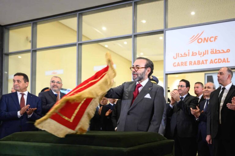Le Roi donne le coup d’envoi à Rabat des travaux de la LGV entre Kénitra et Marrakech