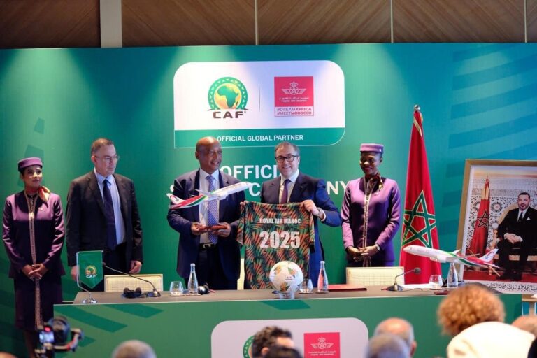 Signature du partenariat officiel entre la CAF et Royal Air Maroc pour la CAN 2025