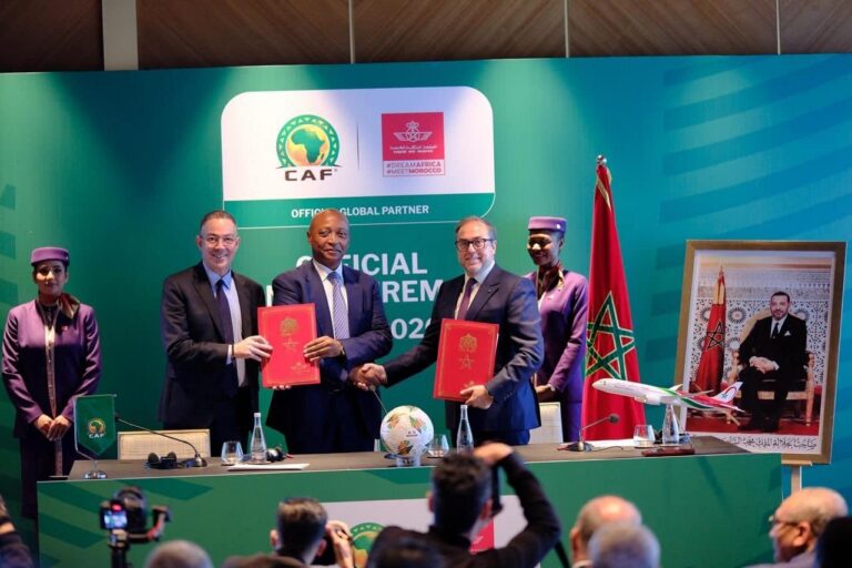 Signature d’un partenariat stratégique entre Fouzi Lekjaa et Royal Air Maroc en préparation de la CAN 2025