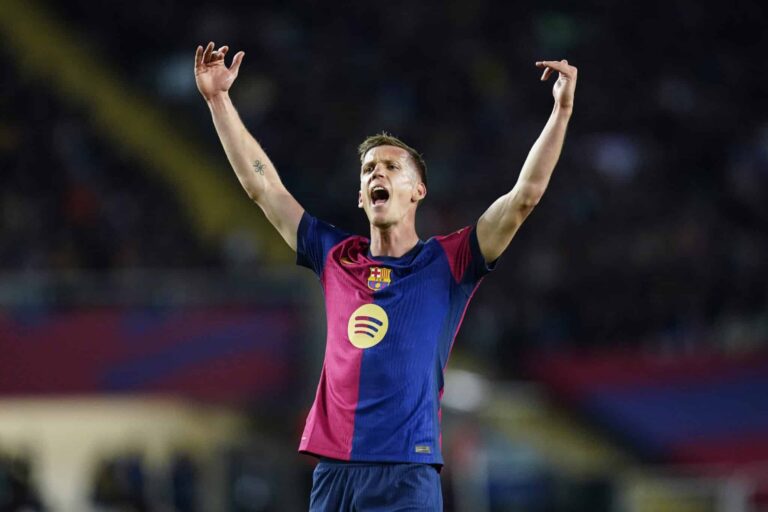 لا ليغا.. أولمو يهدي الفوز لبرشلونة وفارق 7 نقاط عن ريال مدريد
