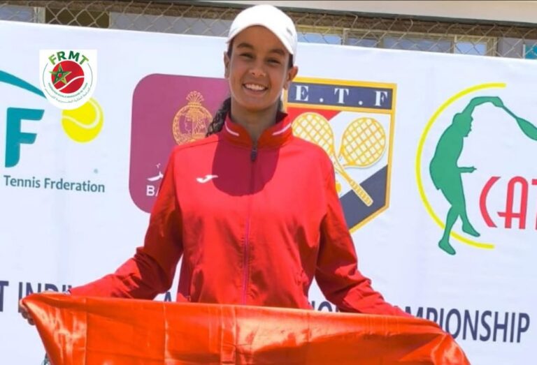 Lina Bza sacrée championne d’Afrique U16 de tennis au Caire