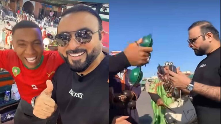 خليل البلوشي المعلق بقنوات "بي آن سبورت" يقضي عطلته بمراكش