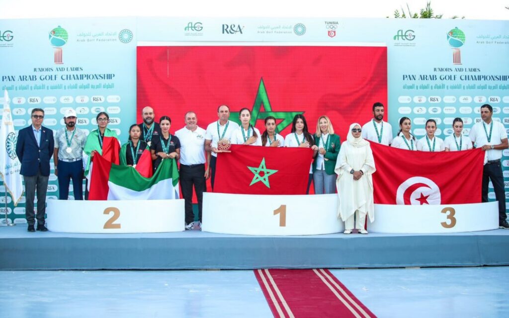 المغرب يتألق في بطولة العرب للغولف للناشئين والسيدات بمصر