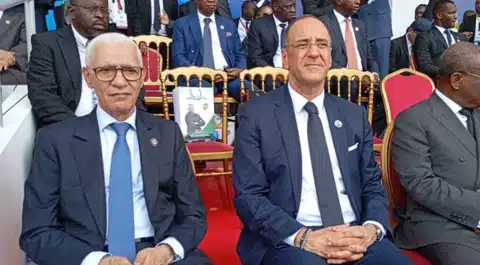 الطالبي العلمي يمثل الملك في حفل تنصيب الرئيس المنتخب لجمهورية الغابون