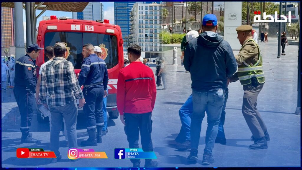 الأمن يتدخل بمحطة البيضاء الميناء لإنقاذ المسافرين من مختل ضرب رأسه بعنف (فيديو)