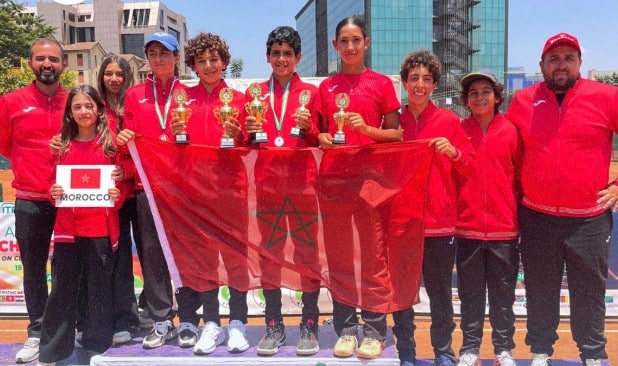 تتويج المغرب بلقب "أفضل بلد في إفريقا" في التنس للسنة السابعة على التوالي