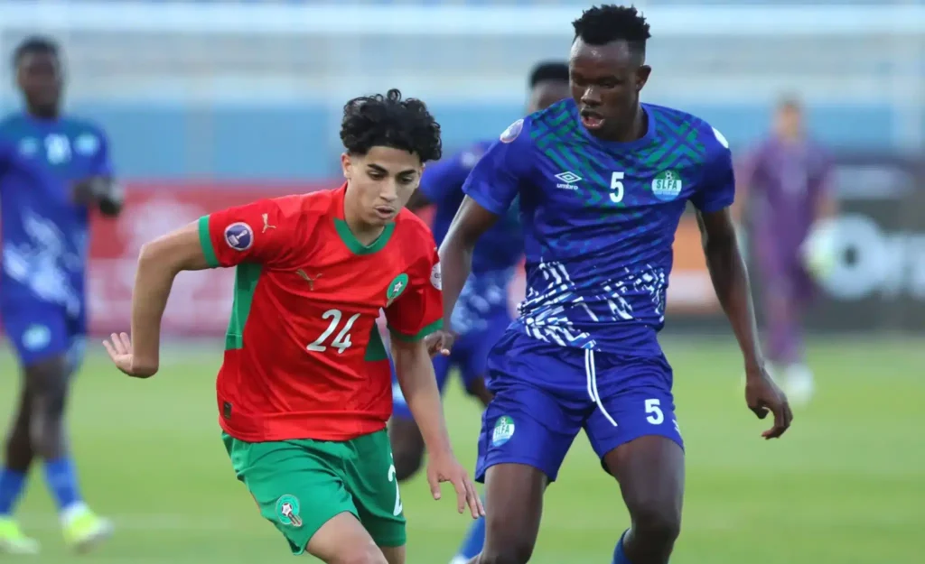 كأس إفريقيا لأقل من 20 سنة.. المنتخب الوطني يتجاوز سيراليون في الربع ويتأهل إلى المونديال