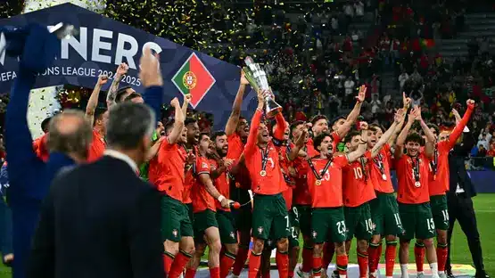 البرتغال تهزم إسبانيا وتتوج بدوري الأمم الأوروبية للمرة الثانية