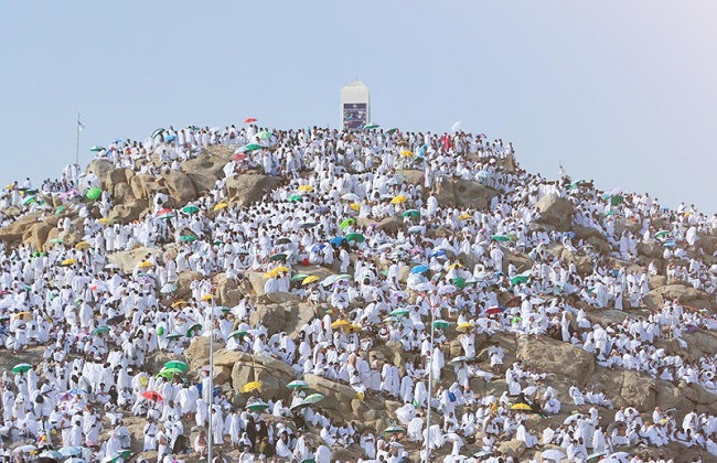 حجاج بيت الله الحرام يواصلون التوافد إلى "عرفات" لأداء ركن الحج الأعظم