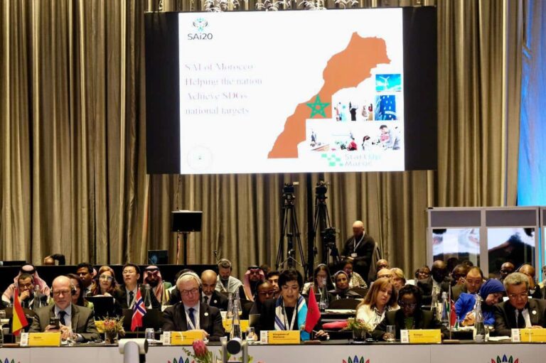 خريطة المغرب كاملة في أشغال القمة العالمية لأجهزة الرقابة المالية التي تحتضنها جنوب إفريقيا