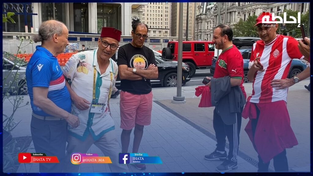 ارتسمات عزمي وسمغوني لاعبي الوداد سابقا ومقيمين في الولايات المتحدة قبل مباراة السيتي (فيديو)