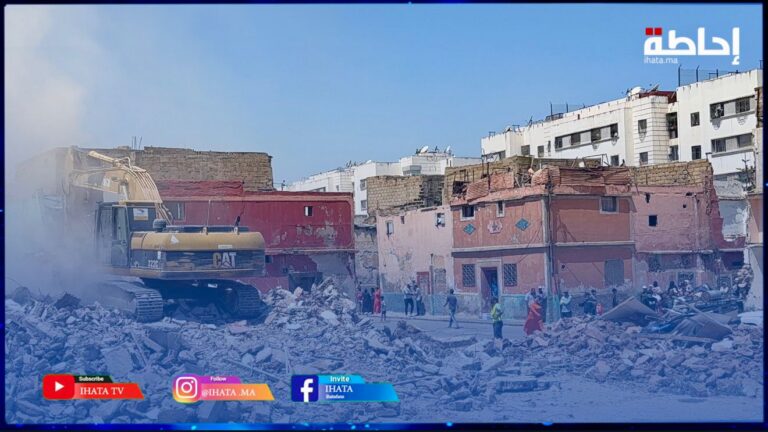 هدم أقدم "كريان" بسيدي عثمان بالدار البيضاء (فيديو)