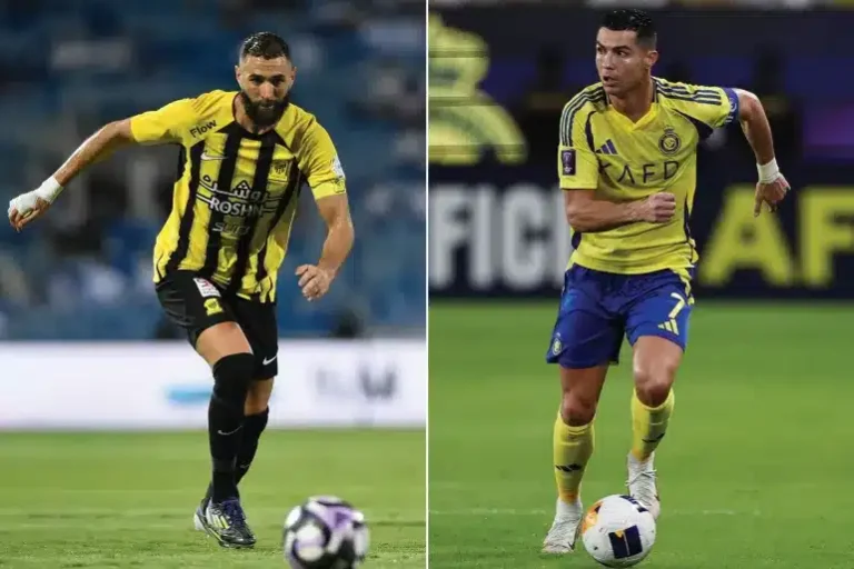 رونالدو يواجه بنزيما في نصف نهائي كأس السوبر السعودي