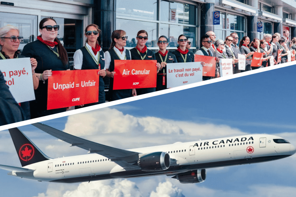إضراب Air Canada يعطل سفر المغاربة بكندا