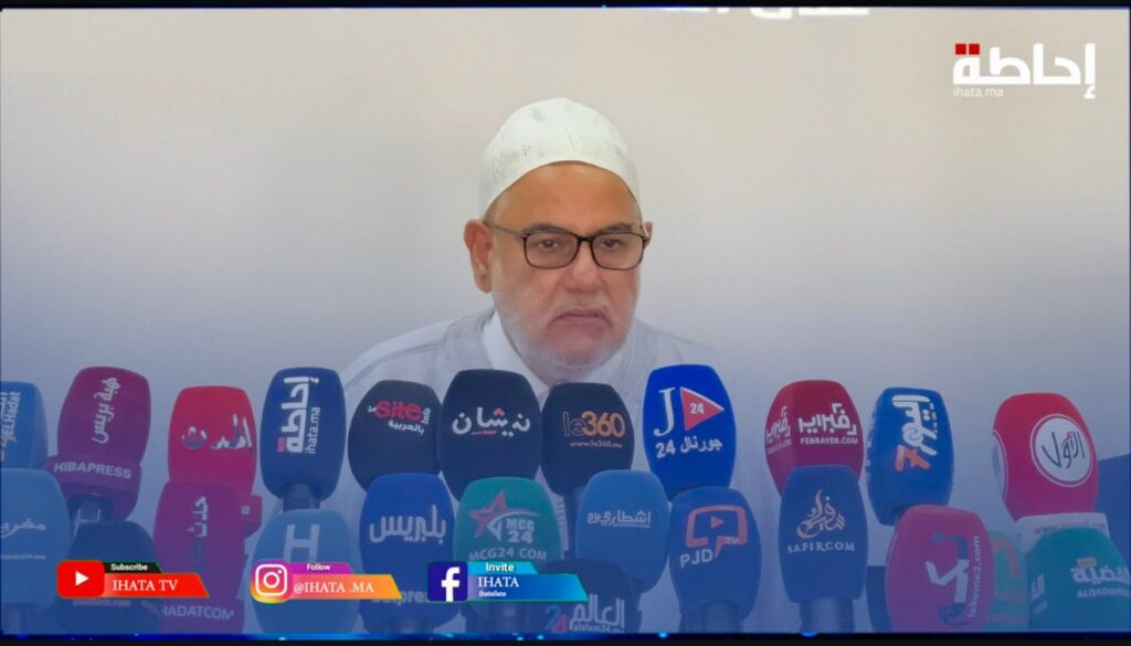 عبد الإله بن كيران، الأمين العام لحزب العدالة والتنمية،