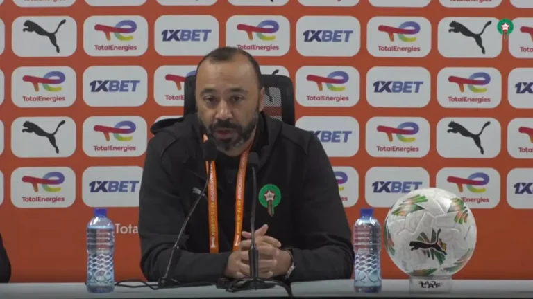 السكتيوي: تأهلنا إلى النهائي جاء عن جدارة أمام منتخب السنغال القوي
