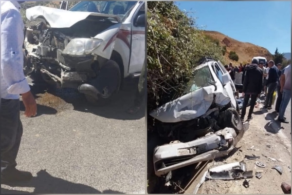 إصابات بالجملة في حادثة سير بين سيارة أجرة و"بيكوب" بإقليم شفشاون