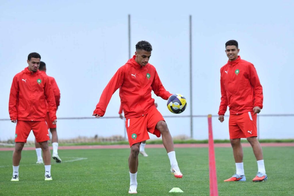المنتخب الوطني لأقل من 20 سنة يختتم استعداداته لمواجهة المكسيك
