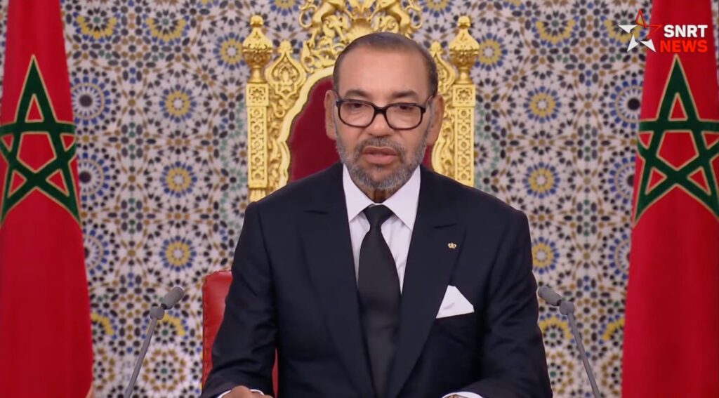 الملك محمد السادس يوجه خطابا إلى الشعب