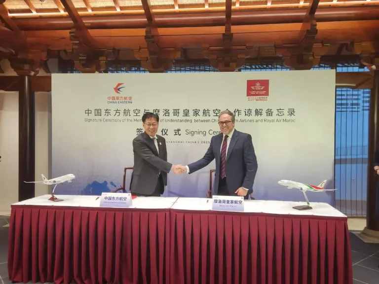 الخطوط الملكية المغربية وChina Eastern Airlines يربطان الصين بإفريقيا